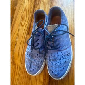 AS 98 woven blue periwinkle leather sneakers -similar to Adrian 38 US 7.5/8
